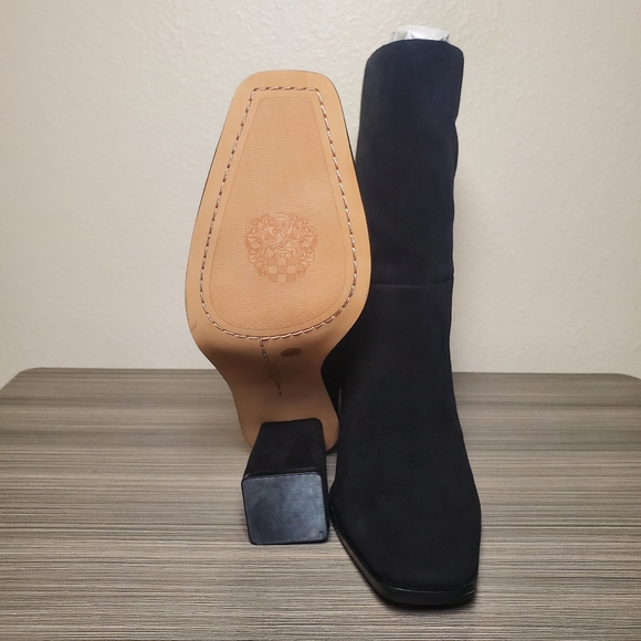 Vince Camuto Dantania Mid Calf Boot - Black Suede Size 10 brand new in box - Picture 4 of 5